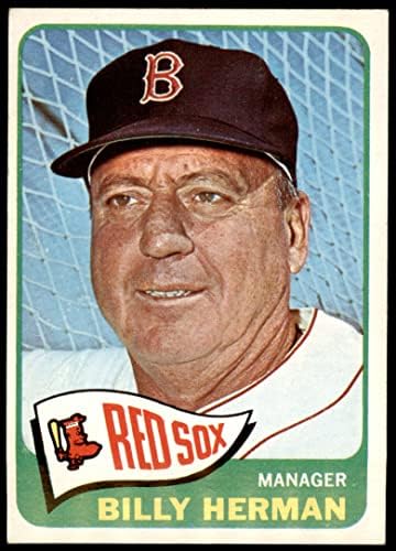 1965 Topps # 251 Били Херман Бостън Ред Сокс (бейзболна картичка) VG/БИВШ Ред Сокс