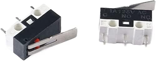 Микропереключатели 1000 бр. крайния изключвател Бутон ключ 1A 125 vac Преминете на мишката 3 контакт Микропереключатель (Цвят: OneColor)