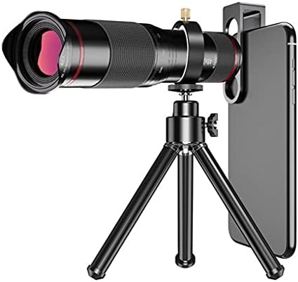 BHVXW 48X Оптичен Телескоп Телеобектив с Клипсой за Камера на Мобилен телефон със Статив за Селфи