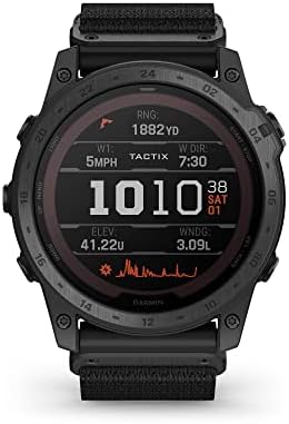 Garmin tactix 7 Pro Ballistics Edition, Силни тактически GPS-часовник с възможност за зареждане от слънчева батерия, с прилагането