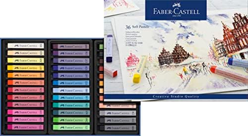 Faber-Castell Е Мека Суха Пастелно Мел Long Goldfaber 36 Цвята