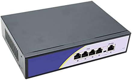 комутатор n/a POE Gigabit Стандартен порт RJ-45 10/100/1000 Mbps Ethernet Мрежов комутатор Подкрепа 802.3 af/at (Цвят: както е показано, размер: един размер)