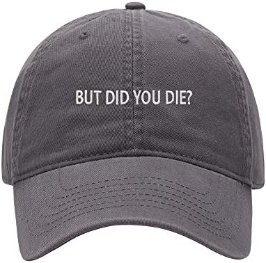 Мъжка бейзболна шапка L8502-LXYB, Но Си умрял? Бродирани Куче Измиване Памук Бейзболни Шапки, Шапка,