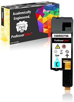 Сменяеми касети с рециклирана тонер Professor Color за Xerox WorkCentre 6027 6025, Xerox Phaser 6020 6022 | 106R02759 106R02758 106R02757 106R02756 - Стандартен капацитет 4 опаковки (5000 страници)