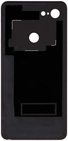 Замяна на Задната със Стъклен капак на батерията е Съвместима с HTC Google Pixel 3 XL 3XL Всички модели на Делото на отделението за батерията (светло розов)
