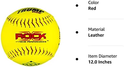 X-Rock 1 Дузина 12-инчов софтбольных топки АСК 52 COR 300 Компрессионных 12 Топки АСК-RP-Y