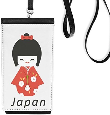 Традиционните Японски Местната Играчка За момиченце, в Чантата си За Телефон, Окачен в Чантата си за Мобилен Телефон, Черен Джоба