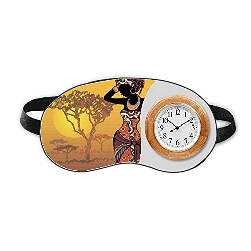 Африканска Савана Женски Дамски рокли Sleep Eye Head Clock Пътен Калъф За Сянка
