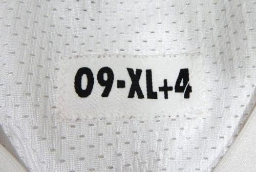 2009 San Francisco 49ers #67 Game Пуснати на Бялата Обучение фланелка XL DP32796 - Използваните тениски За игри NFL Без подпис