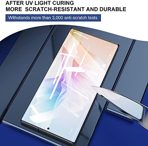 Josoft [2] Защитно фолио с UV-отверждением за Samsung Galaxy S23 Ultra С твърдо покритие Защитно фолио с UV-радиация за