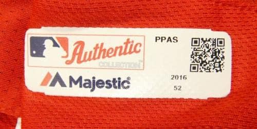 Филаделфия Филис Дъсти Уатан #96 Използвана В играта Червена Риза ST Patch 52 04 - Използваните В играта Тениски MLB