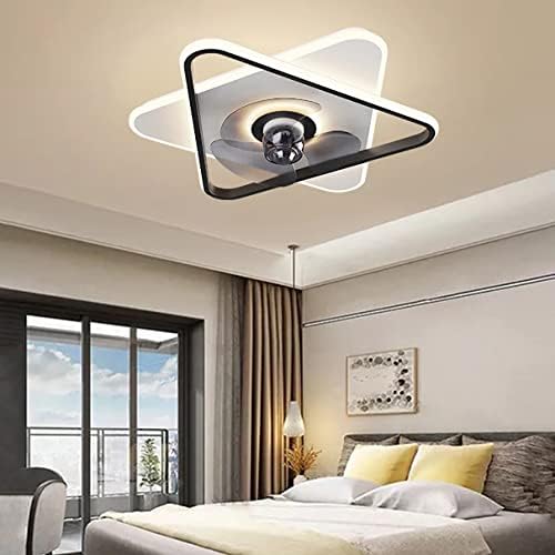 Вентилатори CUTYZ с Лампи,Led вентилатор на Тавана със Светлината на Тиха Спалня С Регулируема яркост на 3 Скорости на Вентилатора