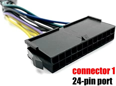24-пинов конектор към 18-номера за контакт конектора адаптер за захранване ATX за да се свържете към конектора за захранване на дънната платка (1 бр.)