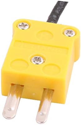 X-DREE -от 50C до 204C температурен Сензор с термопарой тип K, кабел с дължина 3 метра, проводник (-50C a 204C Тип K, датчик за температура