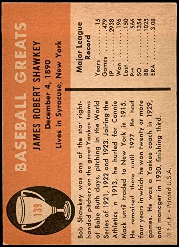 1961 Fleur # 139 Боб Шоуки Ню Йорк Янкис (Бейзболна картичка) EX/MT йорк Янкис