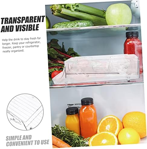Cabilock Кутия за съхранение на прибори за хранене Органайзер за чекмедже на Хладилника Органайзер за чекмеджетата Хладилници За Напитки