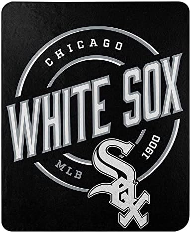 Официално лицензиран мек вълнен плат каре MLB 50 x 60 (Chicago White Sox)