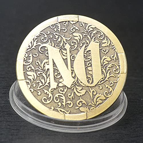 Joygulls Новост, Взема решения, Подбрасывающий монети ДА, НЕ, Монета на повикване (Златен)