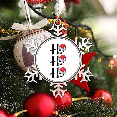 Монограм Началната Буква на Хо-Хо-Хо Украшения във формата на Снежинки Футболна Коледна Шапка Украшения във формата на Коледно Персонализирани Коледна Украса 2022 З