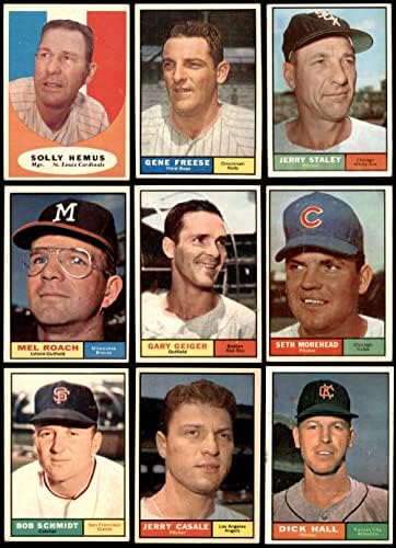 1961 Topps Бейзболен Стартов комплект от 100 картички/Лот (Бейзболен набиране) VG/EX