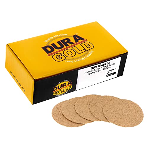 Dura-Gold - Premium Шлифовъчни дискове със златен плетене на една кука и линия 1 шкурка 600 за шлифовъчни машини DA Sanders -