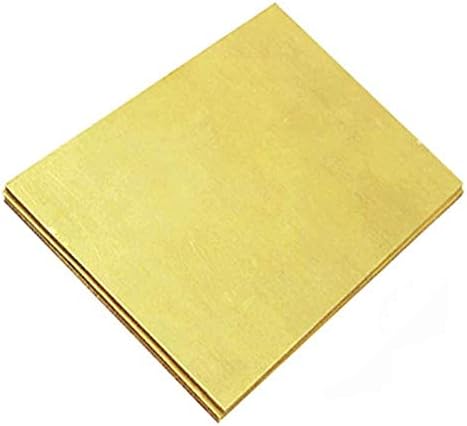Месинг лист NIANXINN да се използва при разработка на продукти Дебелината на листа за обработка на метал (Цвят: 300x300x5 мм)