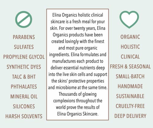 Elina Organics: 2 грама, Заживляющая формула от Естествени Съставки, Лекува Акне, Лекува Ухапвания от насекоми, Лекува порязвания и драскотини,