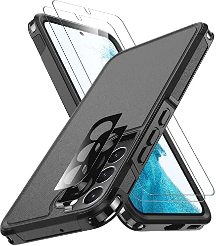 Калъф-паяк за Samsung Galaxy S22 Case, [Защита от падане на военен клас на височина 10 метра], 2 [Защитен слой от закалено