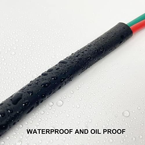 Кабелна обвивка, 1/4 PVC изолация, с Черна обвивка за защита на електрически проводници, Износостойкая, Пожароустойчива, Устойчиви