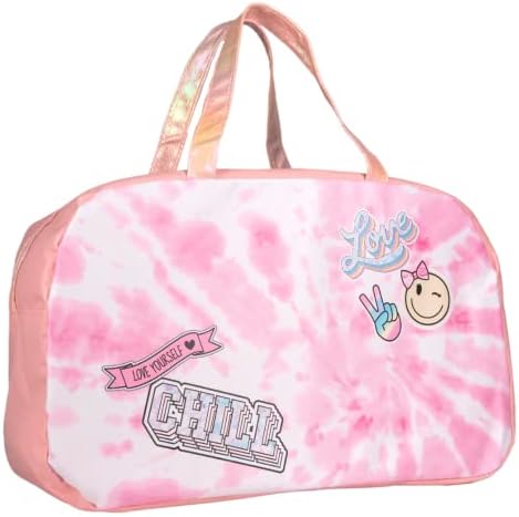 Спортна чанта Розовата Вратовръзка Боядисват за момичета за танци, пътуване, спорт или гимнастика – 18 x 7 x 12 см
