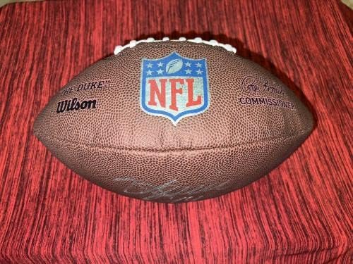 Кайл Ющик подписа договор с Футбол NFL San Francisco 49 'тели Superstar PSA /DNA 2 - Футболни топки с автографи