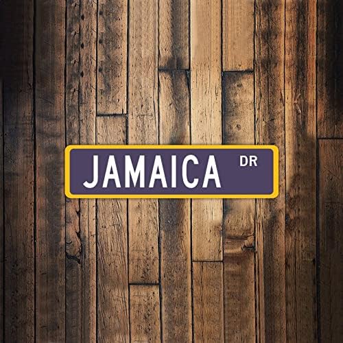 Ямайка Кънтри Уличен Знак Персонализирани Вашия Град Ретро Алуминиев Знак на Ямайка DR Държавен Знак за Фермерска Къща от Верандата Магазин