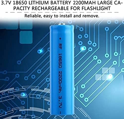 Литиево-Йонните Акумулаторни Батерии MORBEX 3,7 В, 2200 mah, Литиеви Батерии, с кнопочным Езда Голям Капацитет, за Соларни Лампи, Крилото на разговора, дистанционно управле?