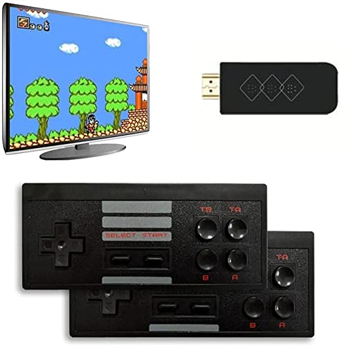 【АКТУАЛИЗАЦИЯ 2022】 Безжична класическа NES игрова конзола Retro с 1700 ретро-видео игри, изход HDMI HD Игрова конзола NES