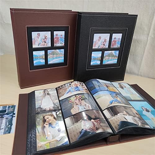 MHYFC 6-Инчов Албум-вмъкване на 600 6-Инчови снимки Колекция от Албуми с голям капацитет, Колекция от семейни снимки, Сватбен фото албум (Цвят: