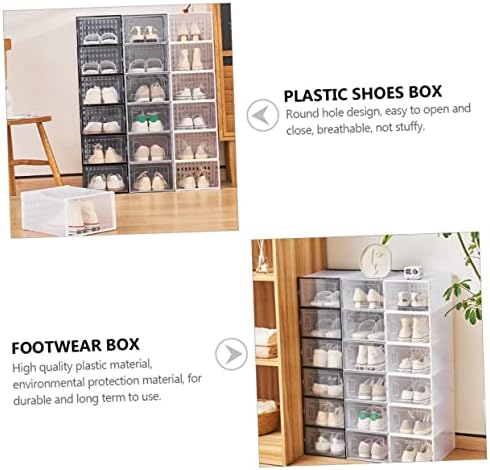 VICASKY 3 бр. а обувките Box, Кутии за Обувки, Прозрачен Органайзер, Кутии, Кутия За Съхранение, Пластмасова Кутия, а обувките Кутия, а обувките Дамски Кутия, Разкриваща От?