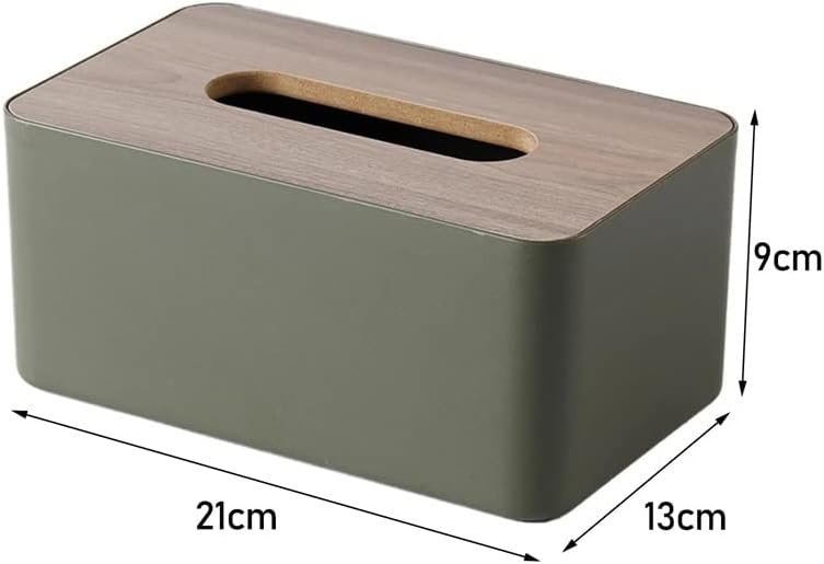 SAWQF Дървен Държач за Кърпички на Потребителска Кутия За Съхранение на Хартиени Кърпи свалящ за Салфетки Lagerung Boxes за