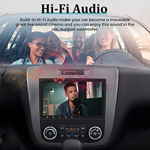 Chevy Silverado Радио 2 + 32G Android Кола Стерео за GMC Chevrolet, Buick Hummer с wi-fi Apple Carplay и Android Auto 2.5 D Сензорен