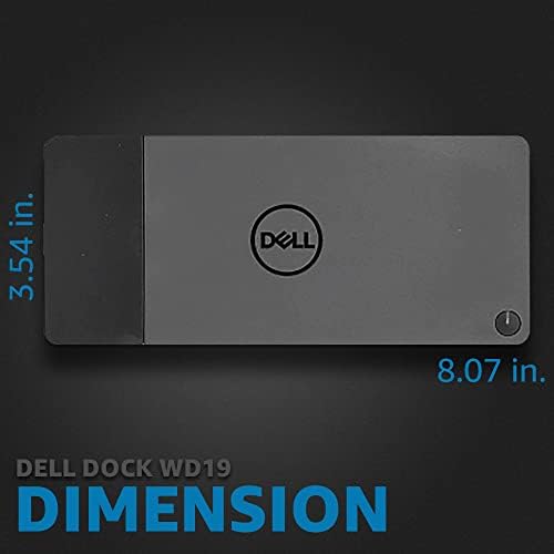 Комплект за докинг станция Koncept Dell WD19 - комплект за работна станция, лаптоп, със захранване с мощност 180 W, HDMI