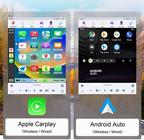 NAKEVICH Android 11 радиото в автомобила на Qualcomm за Dodge RAM 1500 2500 3500 2008-2012 Актуализация стерео системи за камиони В стил Tesla Сензорен екран Carplay Android Auto GPS Navi Dash Мултимедиен плеър