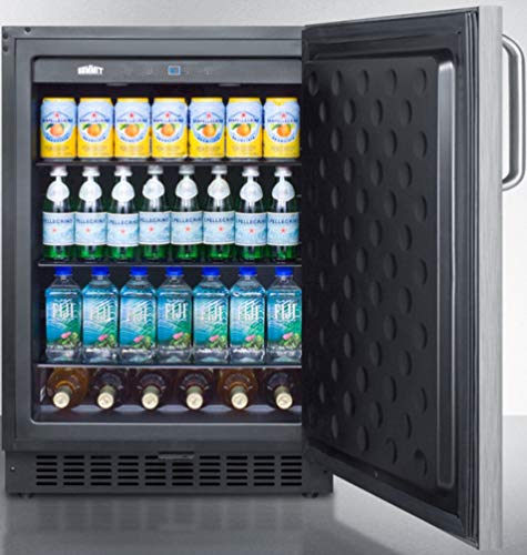 Хладилник за напитки Summit SPR627OSSSTB, Неръждаема Стомана