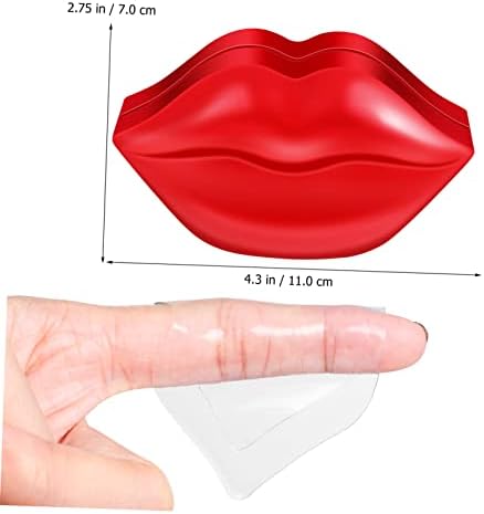 Healeved 8 Кутии Маска за устни Средство За увеличаване обема на устните Маски за Сън Балсам За устни Хидратиращ Балсам За увеличаване обема