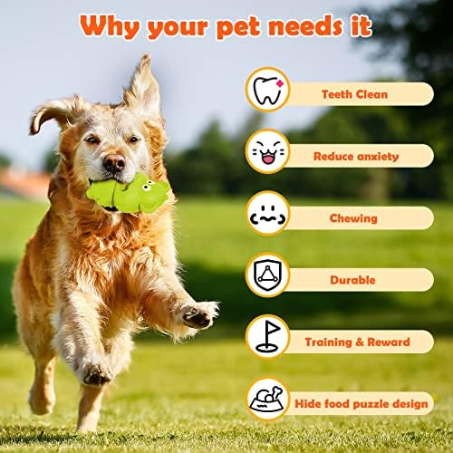 ELEGX Неразрушаемые Играчки за кучета за Агресивни жевателей / Твърди Играчки за кучета от Средни / Големи породи кучета