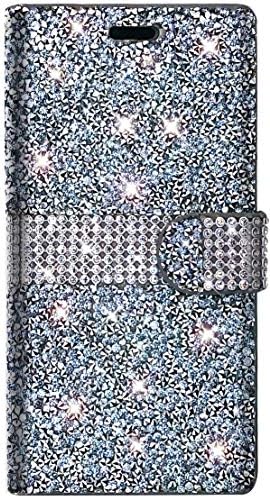 PinyCase Bling Планински Кристал Портфейл Калъф за Samsung Galaxy S20 е Брилянтна Поставка С Блестящи Кристали и Диаманти, Флип Слот За карти Луксозни Момичета За Жени Калъф За Те