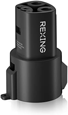 Адаптер за зареждане на RexingUSA J1772 от Tesla 80 Ампера / 250 vac - Само за собствениците на Tesla - е Съвместим със зарядно устройство