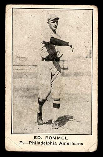 1922 E121-120 Американската карамел Ед Роммеля (Бейзболна картичка) е ДОБРА
