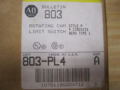 Отточна тръба на шарнирна връзка Кам концевого ключ Allen Bradley 803-PL4 803PL4