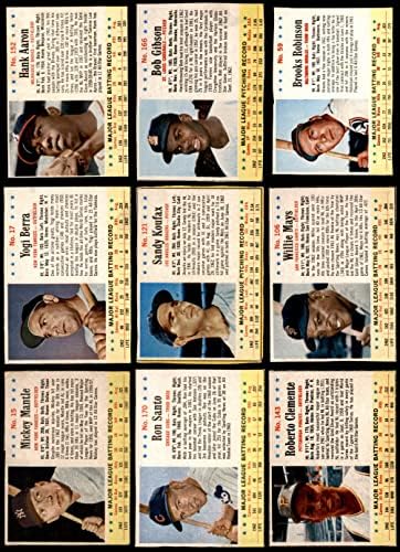 1963 Post Baseball Почти пълен комплект (Бейзболен комплект) EX