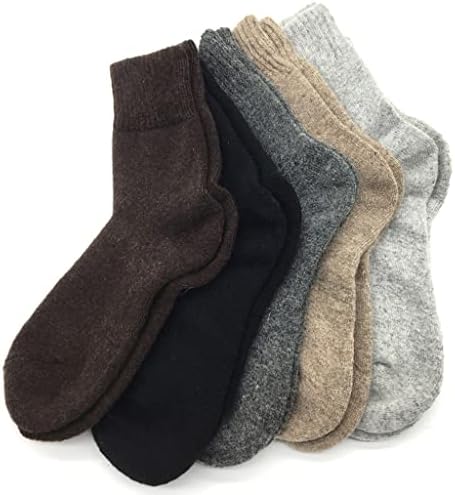 EYHLKM 5 двойки/Лот Дебели Вълнени Чорапи Мъжки Зимни Топли Кашмир Дишащи Чорапи Мъжки Meias