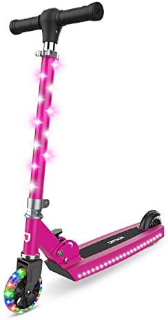 Детски двухколесный скутер в jetson с подсветка | Включва led светлини на волана, штоке, колела и soundboard | Регулируем волан | Задна спирачка | Лек дизайн | Механизъм за лесн?